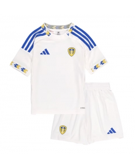 Leeds United Maglia Gara Casa Repliche 2025-26 Bambino Maniche Corte Leeds United Maglia Gara Casa Repliche 2025-26 Bambino Maniche Corte
